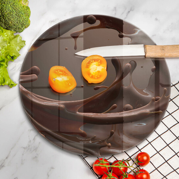 De vidrio templado Chocolate liquido