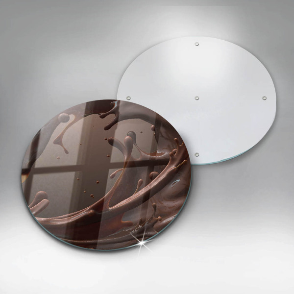 De vidrio templado Chocolate liquido