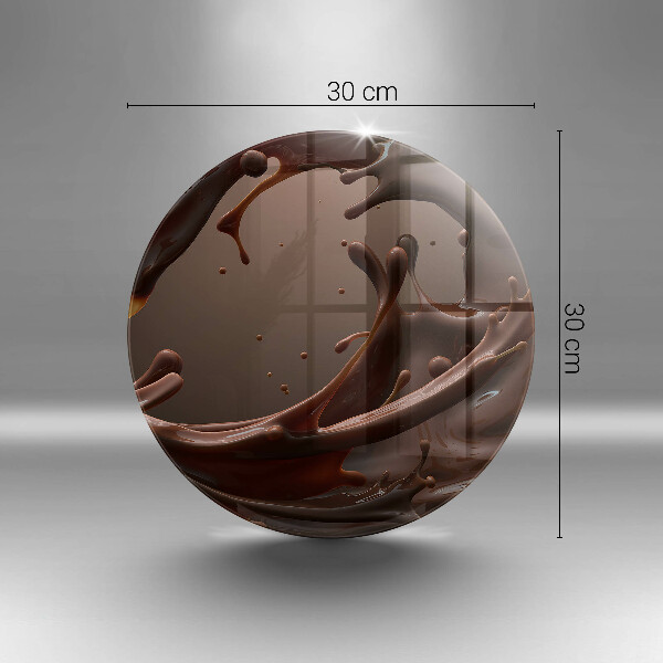 De vidrio templado Chocolate liquido