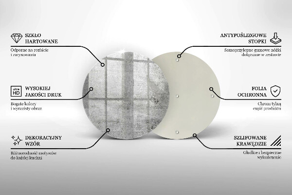De vidrio templado Textura de hormigón