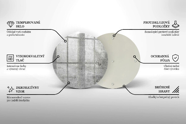 De vidrio templado Textura de hormigón