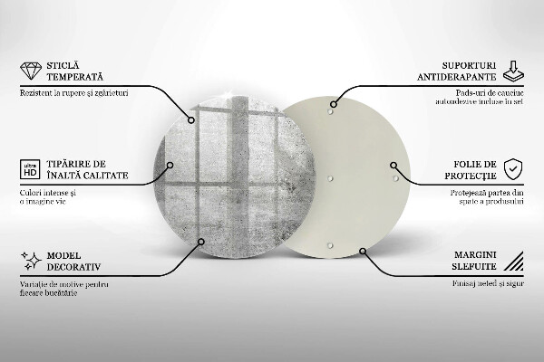 De vidrio templado Textura de hormigón