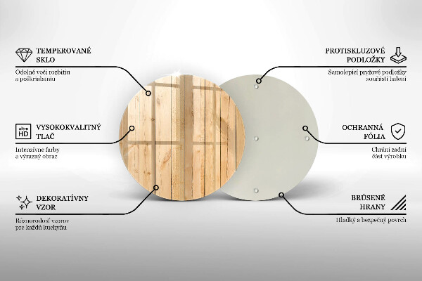 De vidrio templado Tablas de madera delicadas