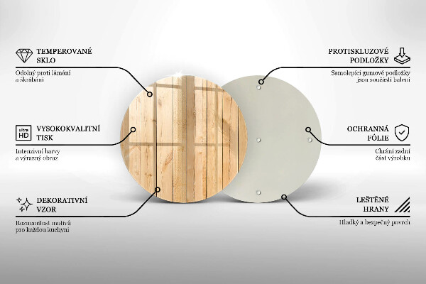 De vidrio templado Tablas de madera delicadas