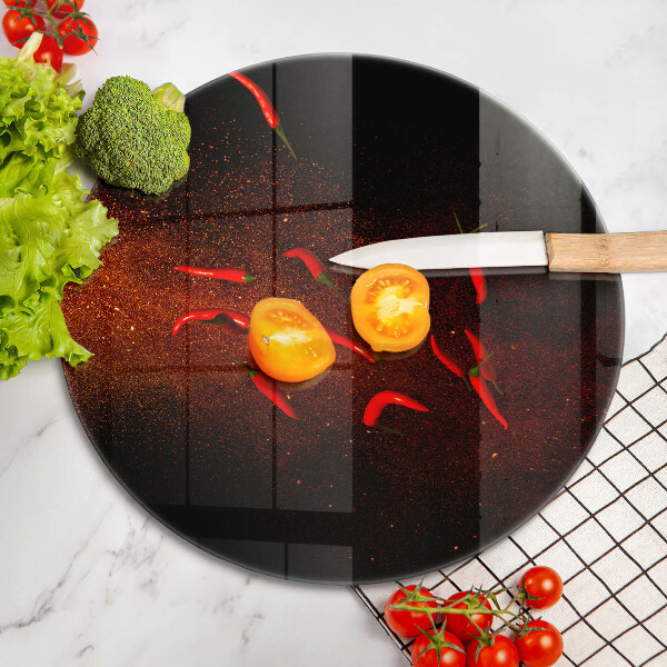 De vidrio templado Pimientos picantes