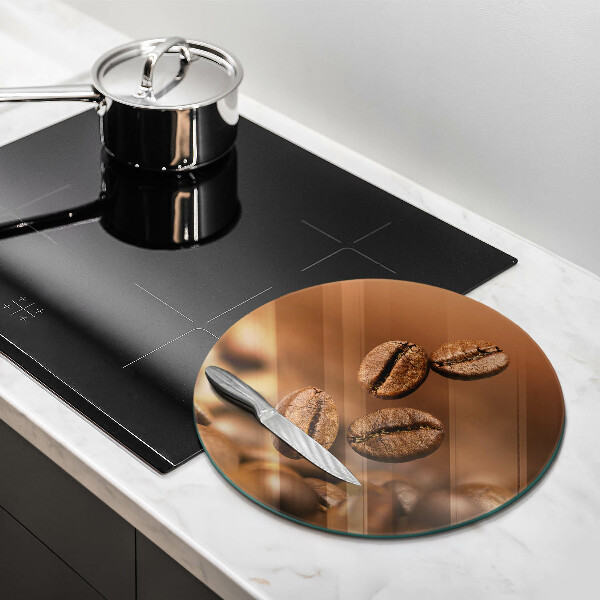 De vidrio templado Granos de café