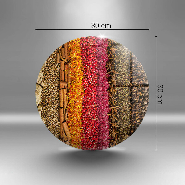 De vidrio templado Especias coloridas