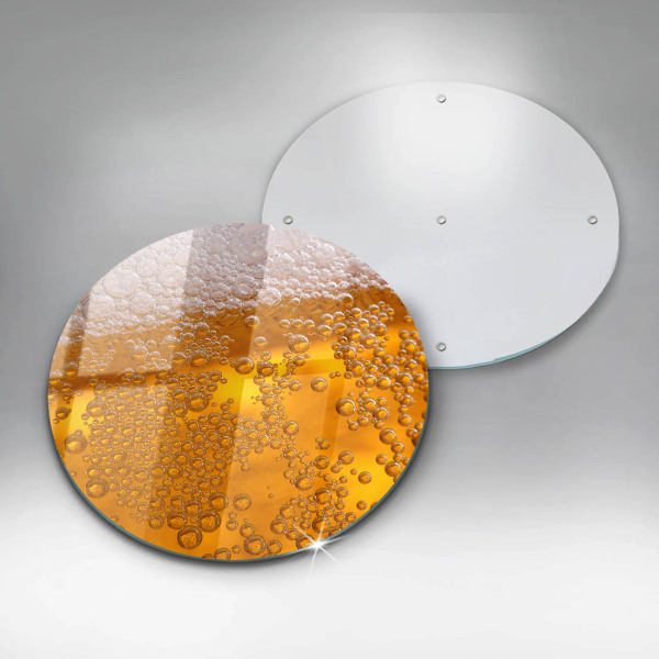 De vidrio templado Beber espuma de cerveza