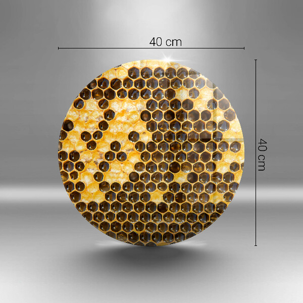 De vidrio templado Panal