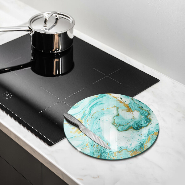 De vidrio templado Abstracción azul