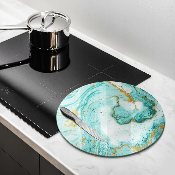 De vidrio templado Abstracción azul