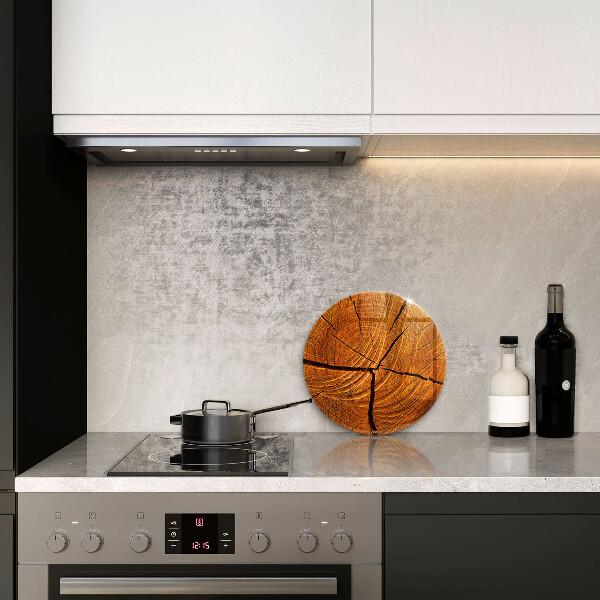 De vidrio templado Estructura de tronco de madera