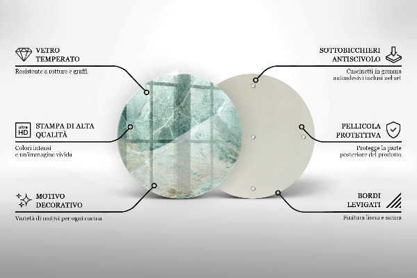 De vidrio templado Estructura de piedra