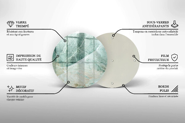De vidrio templado Estructura de piedra