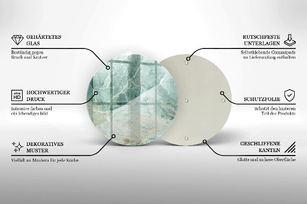 De vidrio templado Estructura de piedra