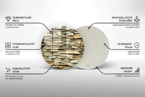 De vidrio templado Piedras decorativas