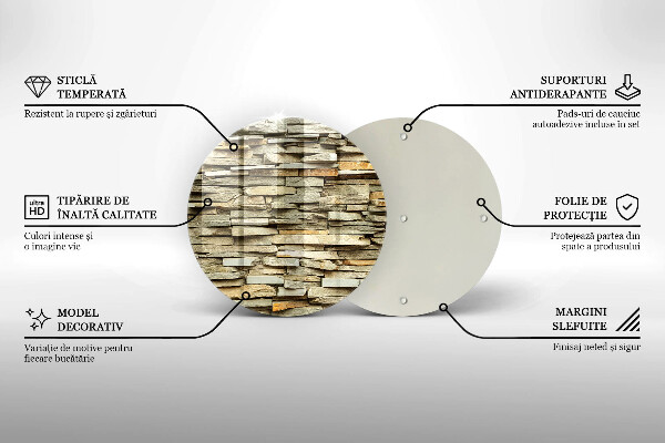 De vidrio templado Piedras decorativas