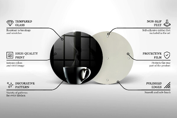 De vidrio templado Una taza de té