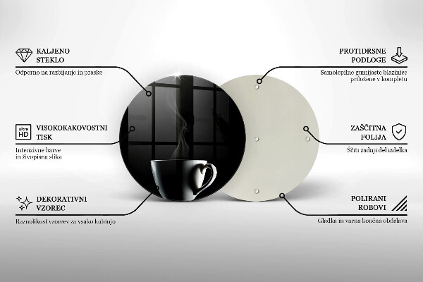 De vidrio templado Una taza de té