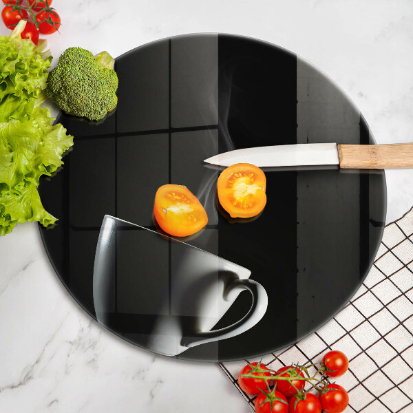 De vidrio templado Una taza de té