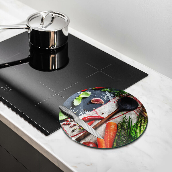 De vidrio templado Comida de cocina