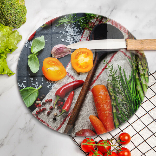 De vidrio templado Comida de cocina