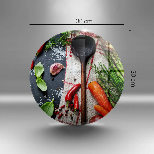 De vidrio templado Comida de cocina