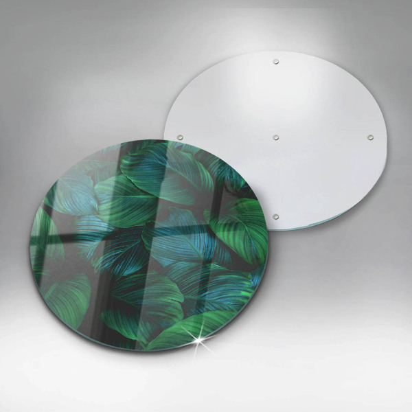 De vidrio templado Hojas de la selva