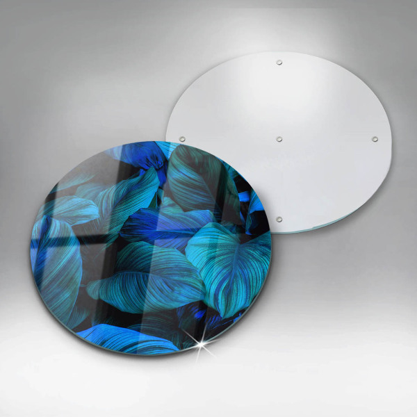 De vidrio templado Hojas de vegetación de la selva