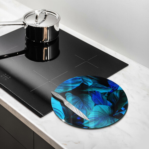 De vidrio templado Hojas de vegetación de la selva