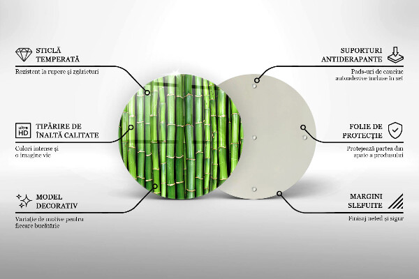 De vidrio templado Bambúes de la naturaleza