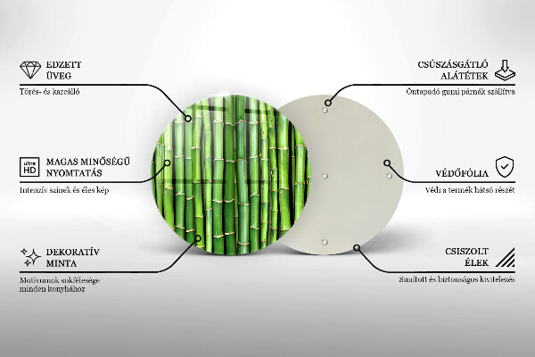 De vidrio templado Bambúes de la naturaleza