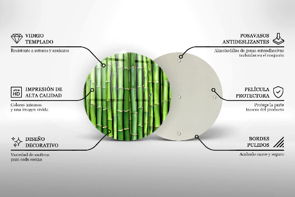 De vidrio templado Bambúes de la naturaleza