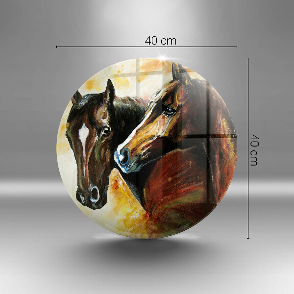 De vidrio templado Animales caballos