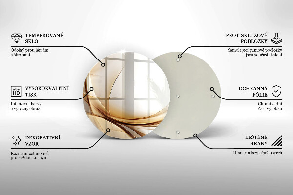 De vidrio templado Formas abstractas