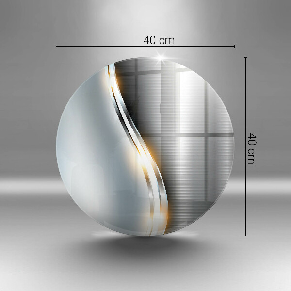 De vidrio templado Arte metálico