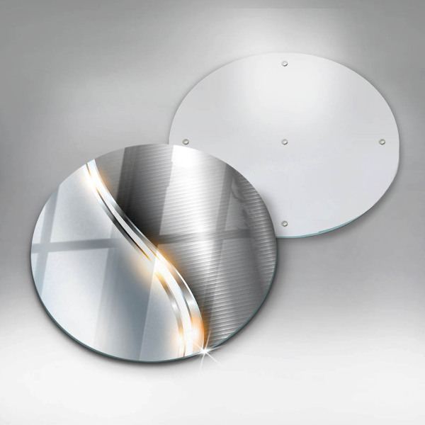 De vidrio templado Arte metálico