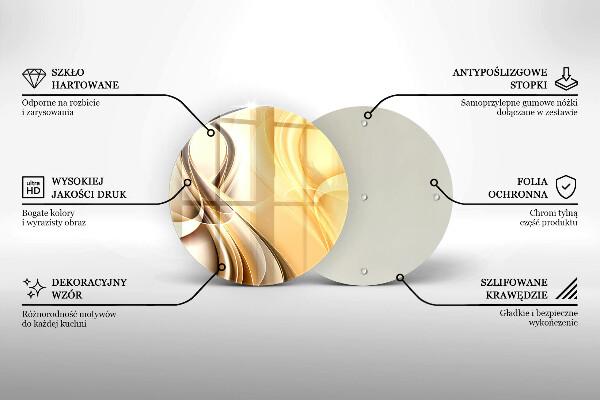 De vidrio templado Abstracción de humo