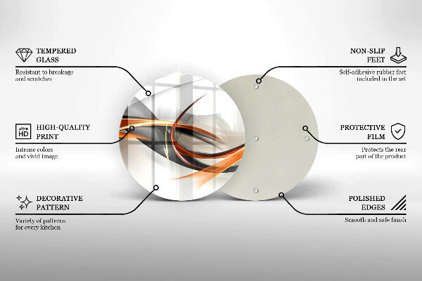 De vidrio templado Formas modernas