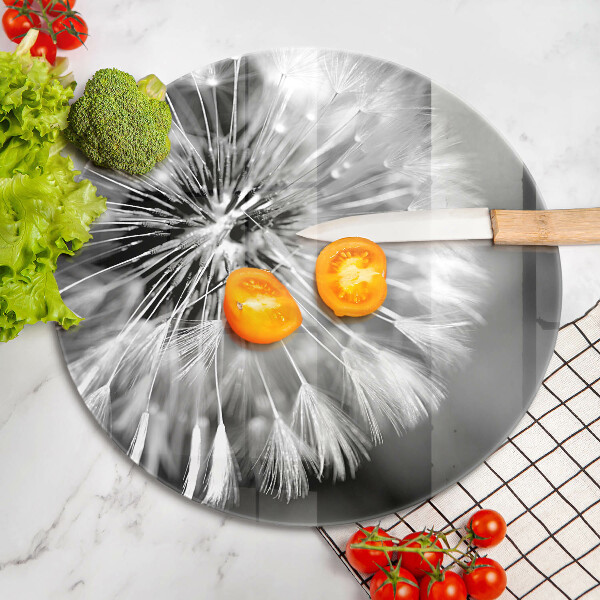 De vidrio templado Un delicado diente de león