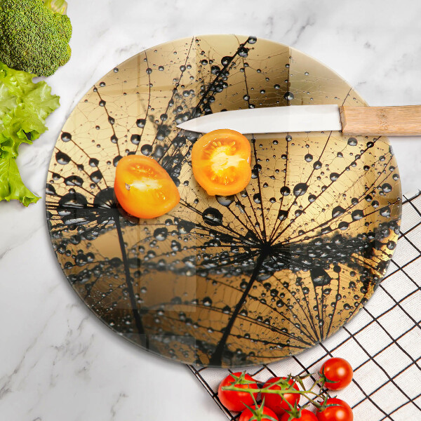 De vidrio templado Rocío y dientes de león