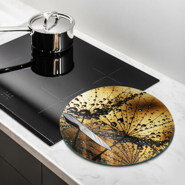 De vidrio templado Rocío y dientes de león