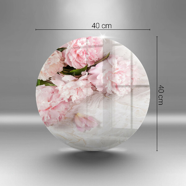 De vidrio templado Flores rosas delicadas