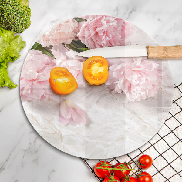 De vidrio templado Flores rosas delicadas