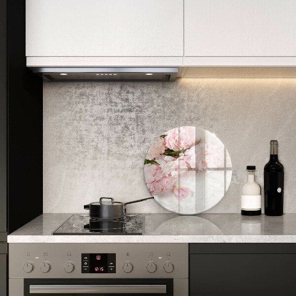 De vidrio templado Flores rosas delicadas