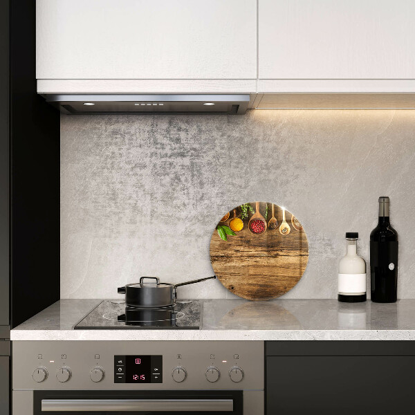 De vidrio templado Cucharas de madera de especias