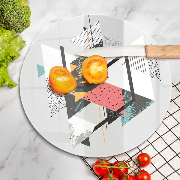 De vidrio templado Triángulos abstractos