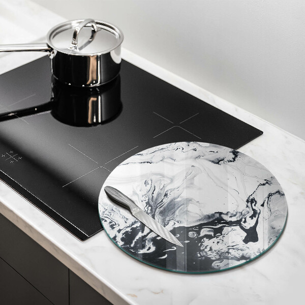 De vidrio templado Abstracción de tinta