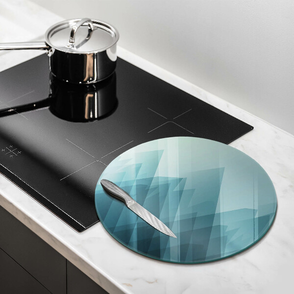 De vidrio templado Montañas abstractas