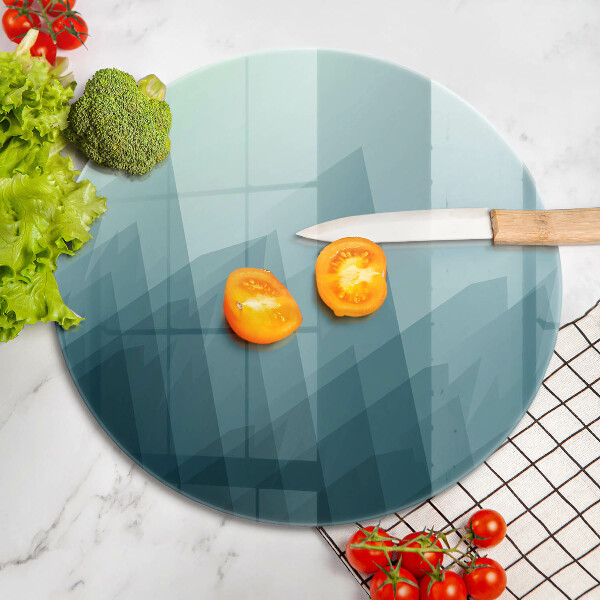 De vidrio templado Montañas abstractas